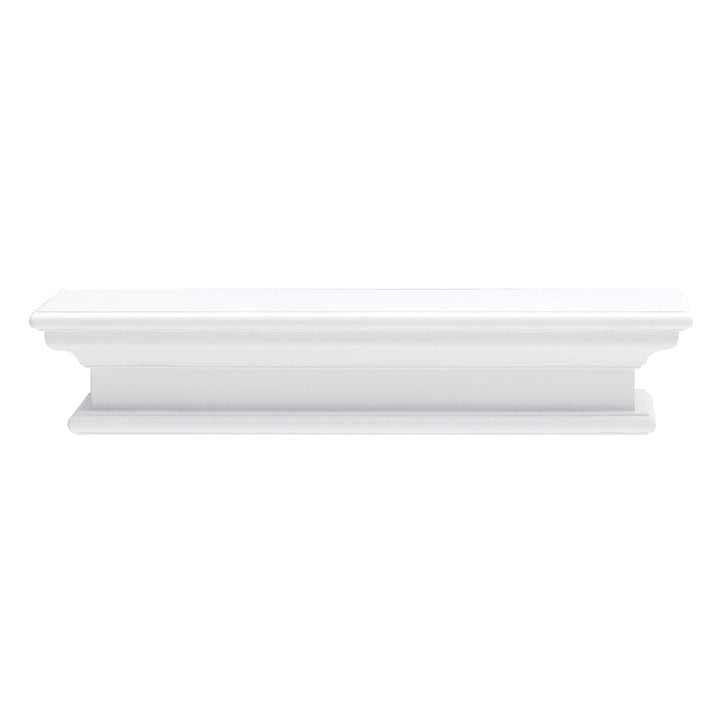 23" Classic White Floating Wall Shelf