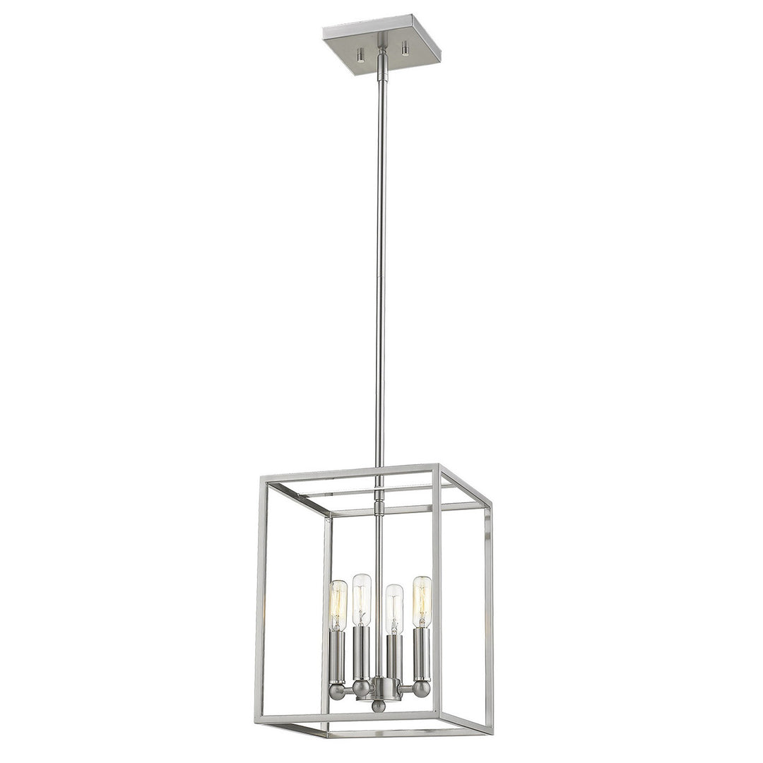 Cobar 4-Light Satin Nickel Pendant