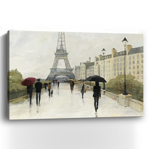 Parisian Rainy Day Unframed Print Wall Art