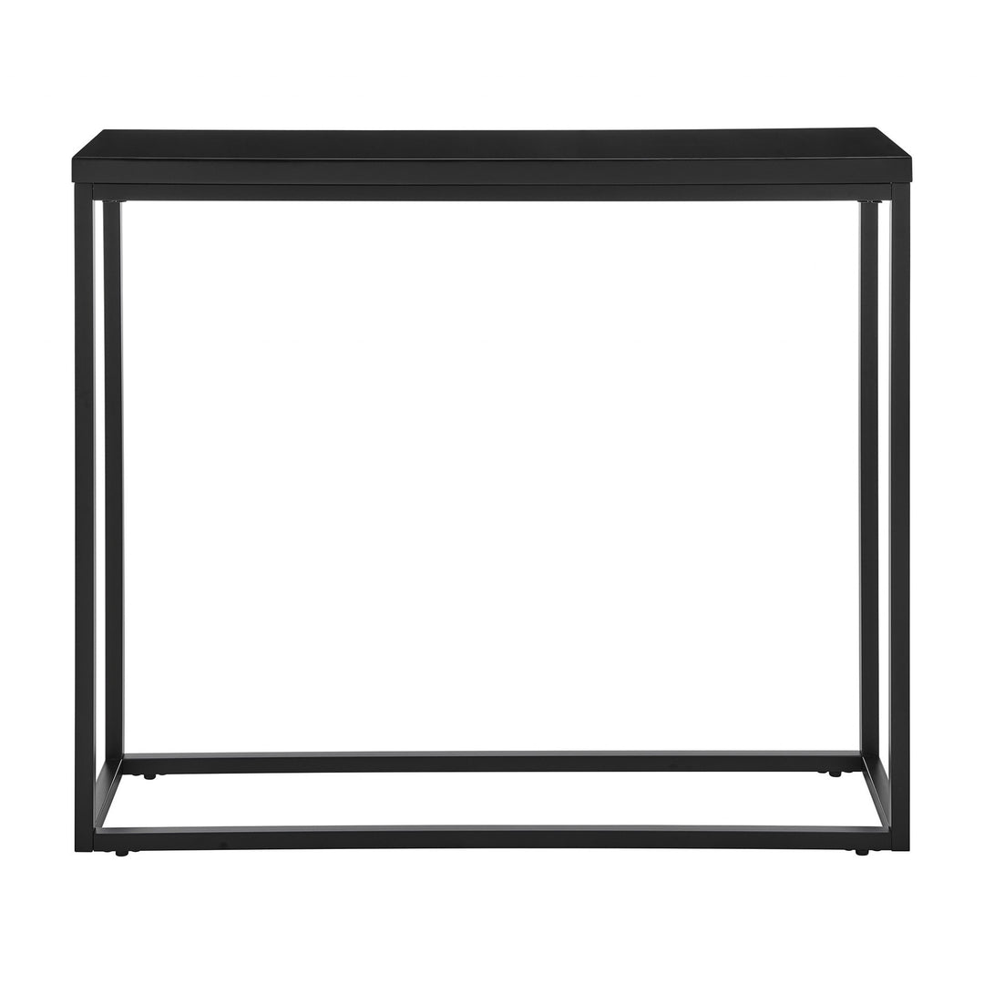 Modern Black Gloss on Black Console Table