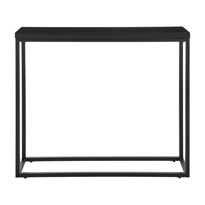 Modern Black Gloss on Black Console Table