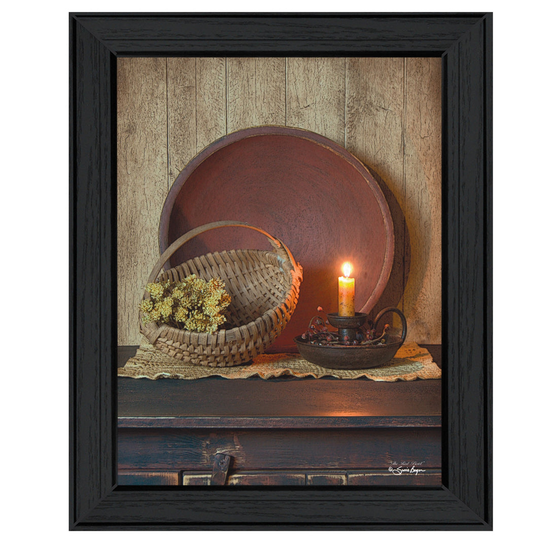 The Red Bowl 1 Black Framed Print Wall Art