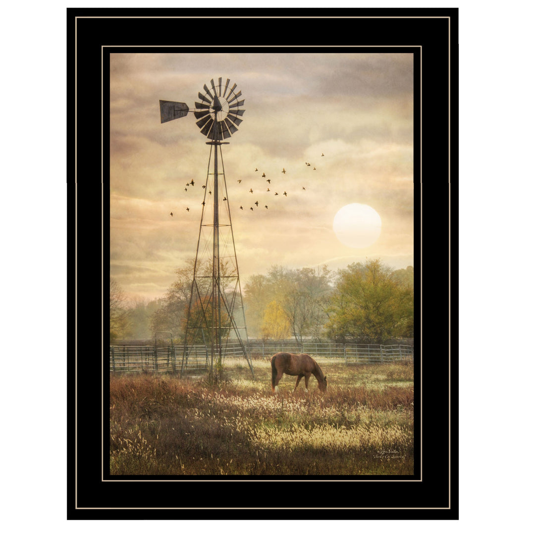 Berks Co. Sunrise Black Framed Print Wall Art