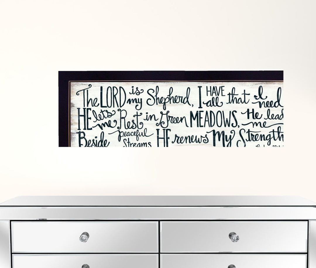 Set Of Two Thank You Lord 2 Black Framed Print Wall Art