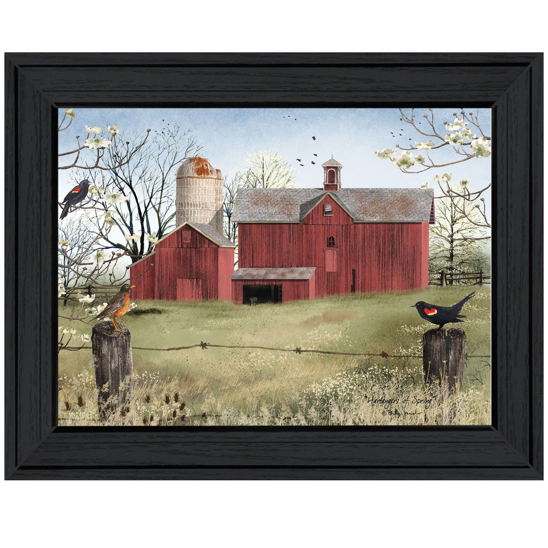 Harbingers Of Spring 6 Black Framed Print Wall Art