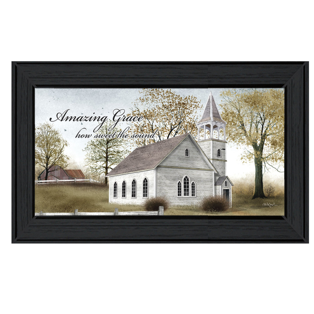 Amazing Grace 5 Black Framed Print Wall Art