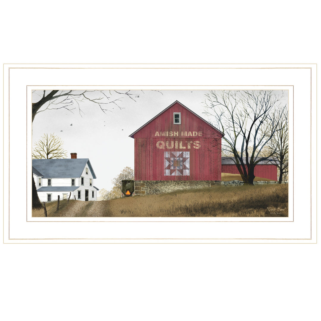 The Quilt Barn 2 White Framed Print Wall Art