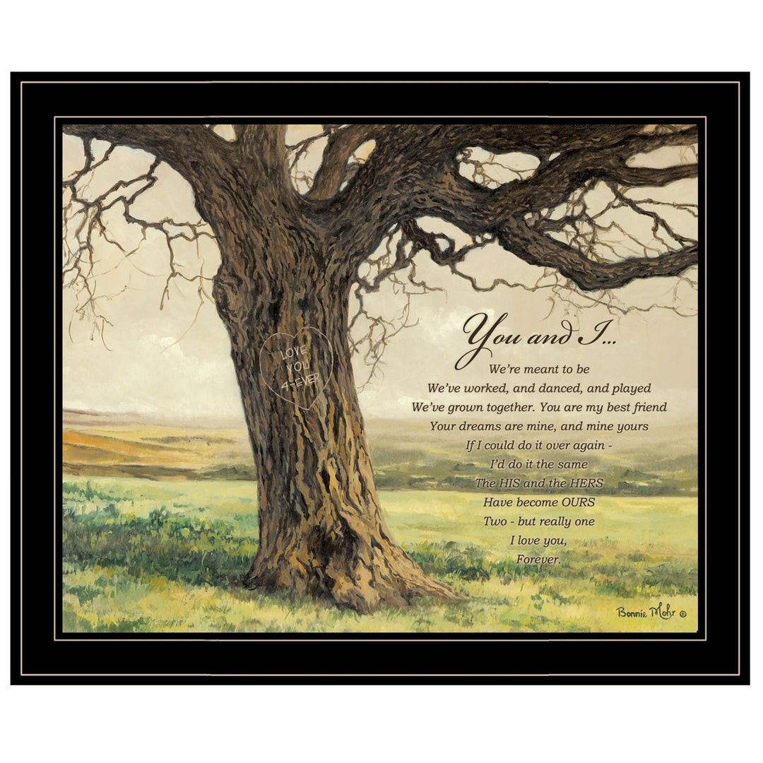 Forever 5 Black Framed Print Wall Art