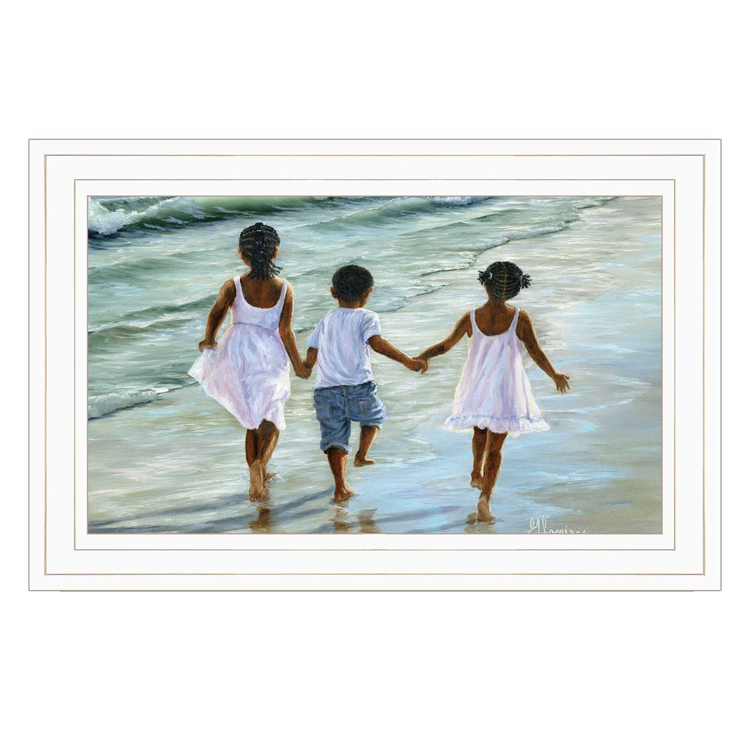 Family And Friends 2 White Framed Print Wall Art