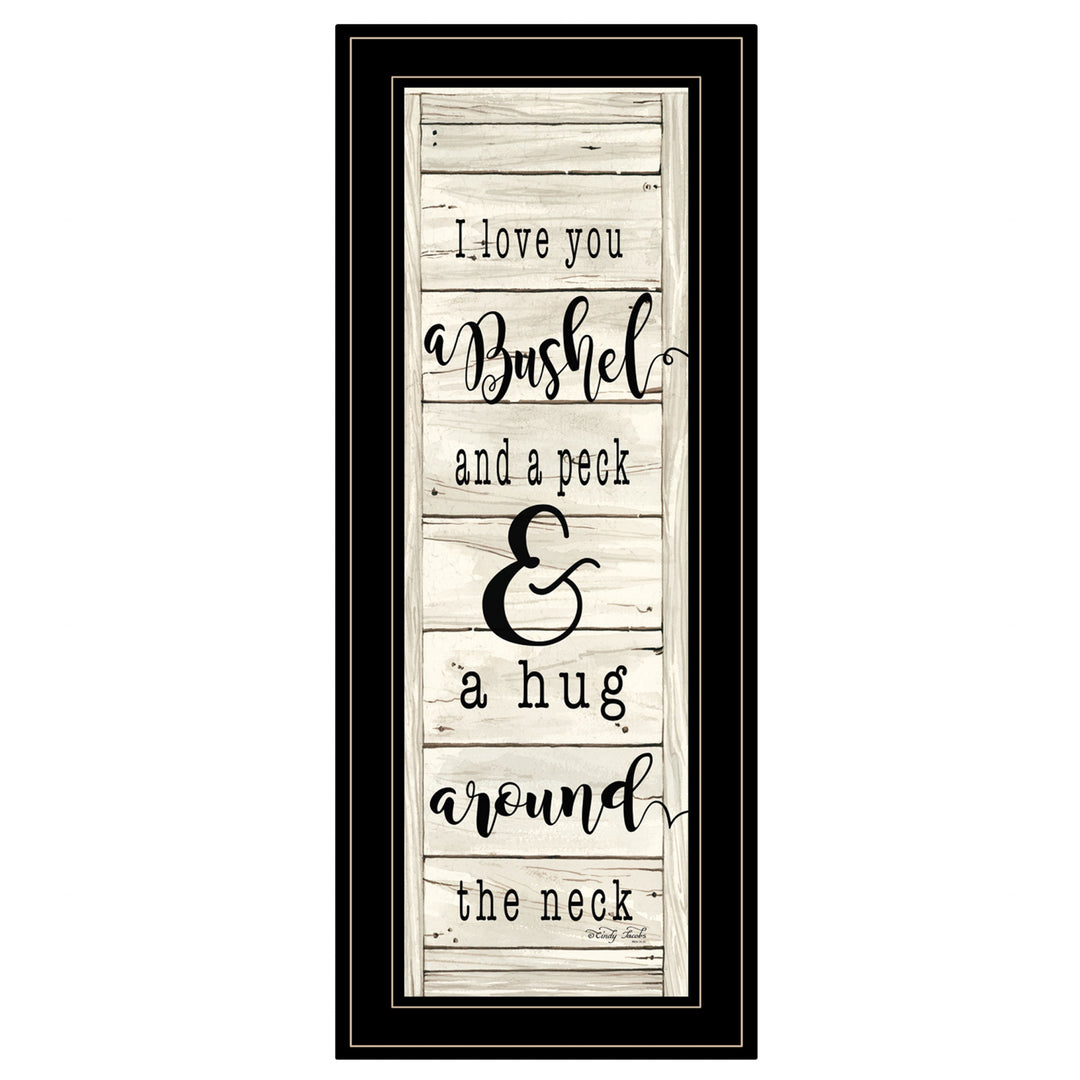 Hugs Collection 2 Black Framed Print Wall Art