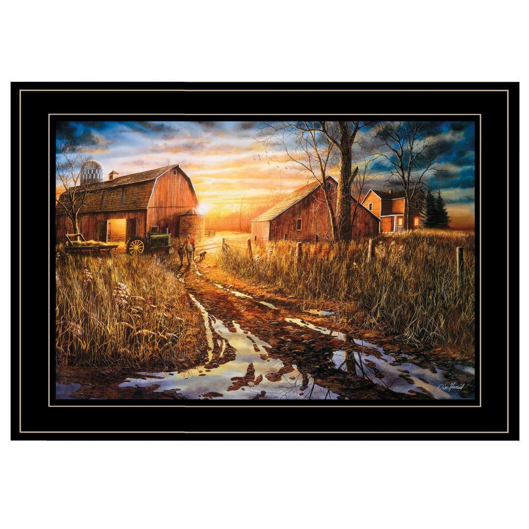 Days Not Forgotten Collection 2 Black Framed Print Wall Art