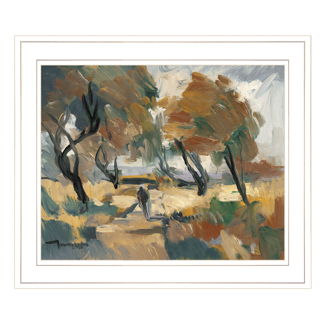 Early Walk 2 White Framed Print Wall Art