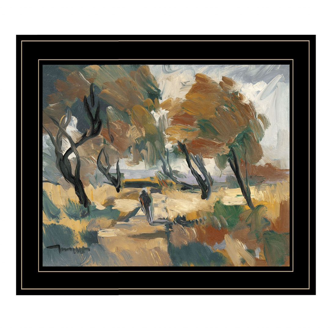 Early Walk 3 Black Framed Print Wall Art