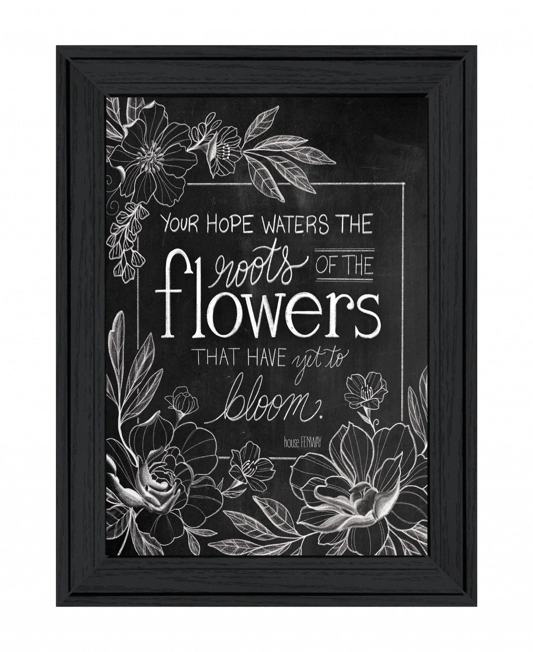 Yet To Bloom 4 Black Framed Print Wall Art