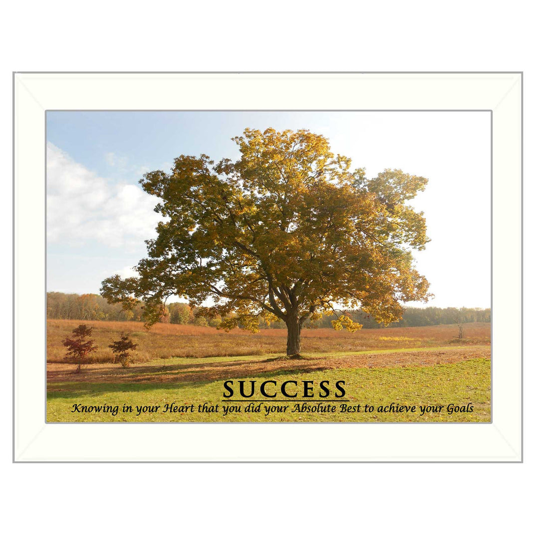 Success 2 White Framed Print Wall Art