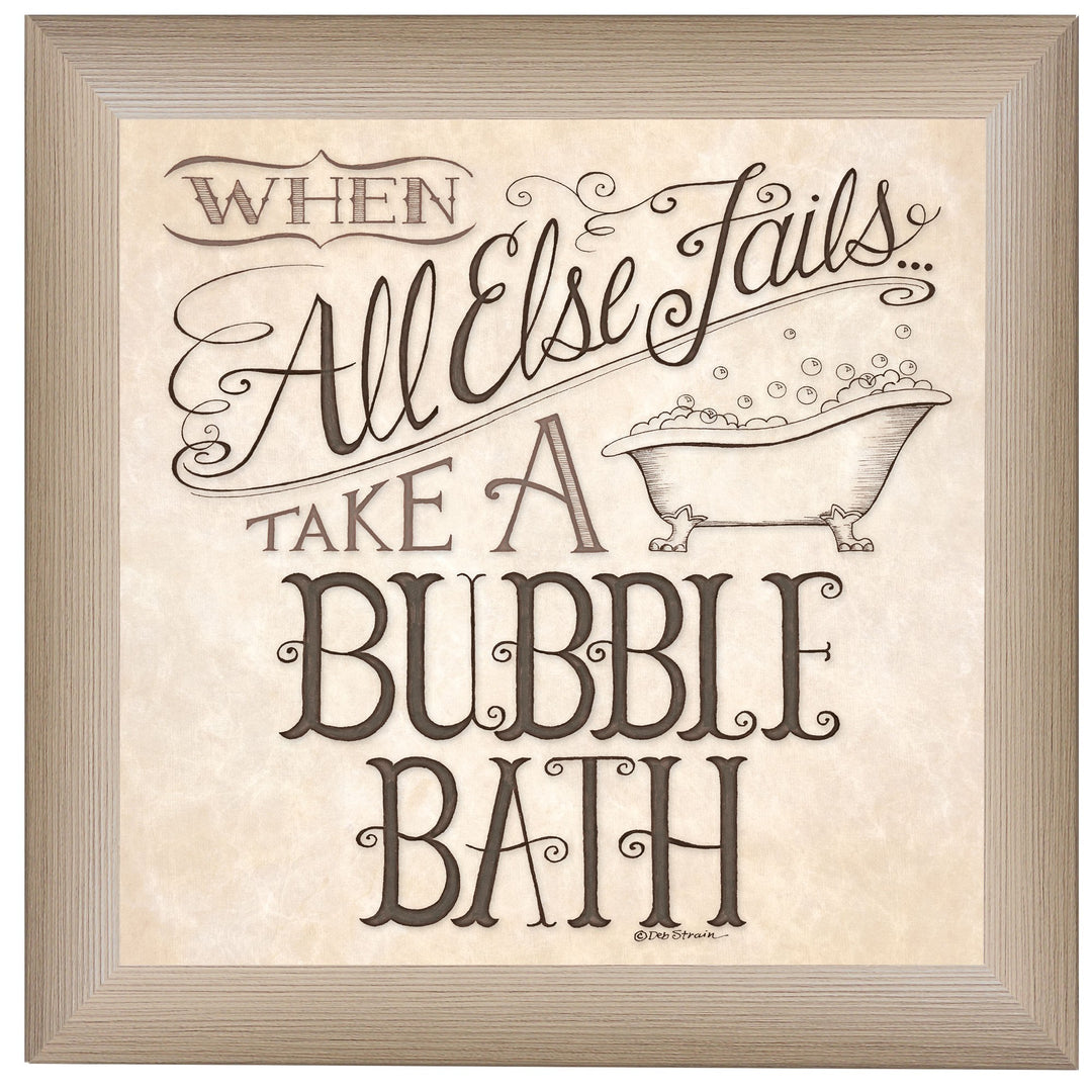 When All Else Fails 1 Brown Framed Print Wall Art