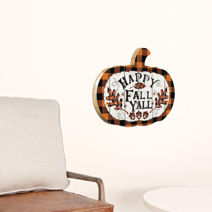 Happy Fall Y'All Unframed Print Wall Art