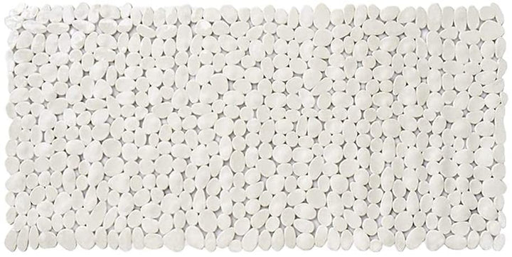 White Spa Pebbles Bathtub Mat