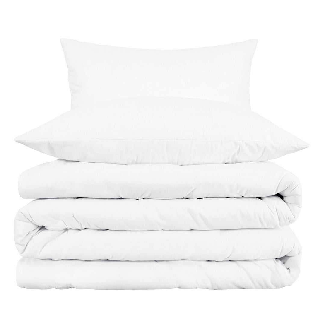 White Queen Cotton Blend 1000 Thread Count Washable Duvet Cover Set