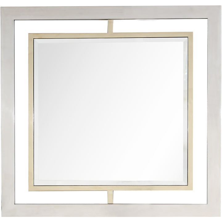 Antiqued Gold Finish Mirror